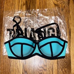 TRIANGL bathing suit top SMALL and bottom LARGE